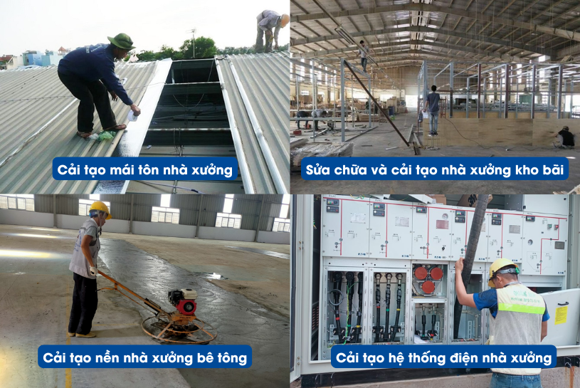 cải tạo nhà xưởng
