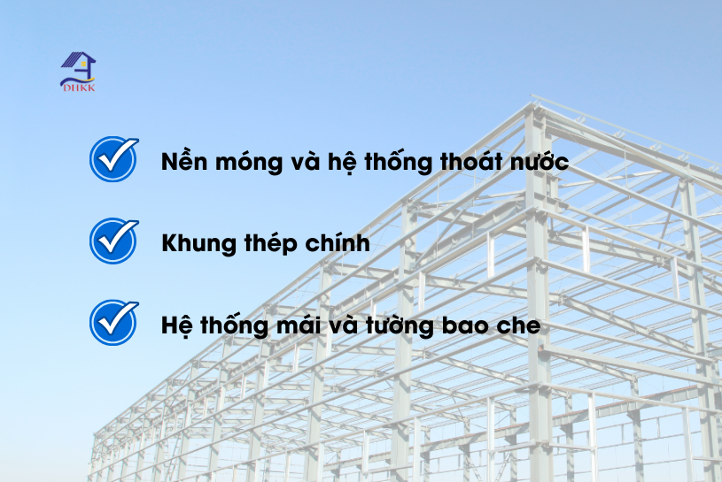 xây dựng nhà xưởng khung thép